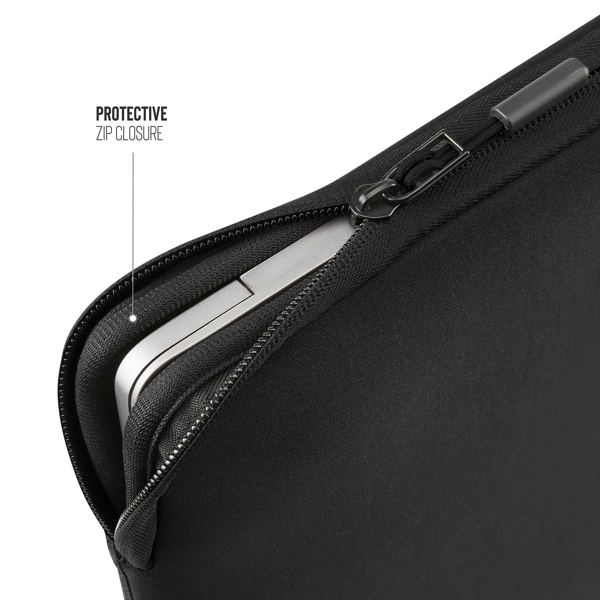 MacBook 13 14 Classic Fit Sleeve Black Pipetto