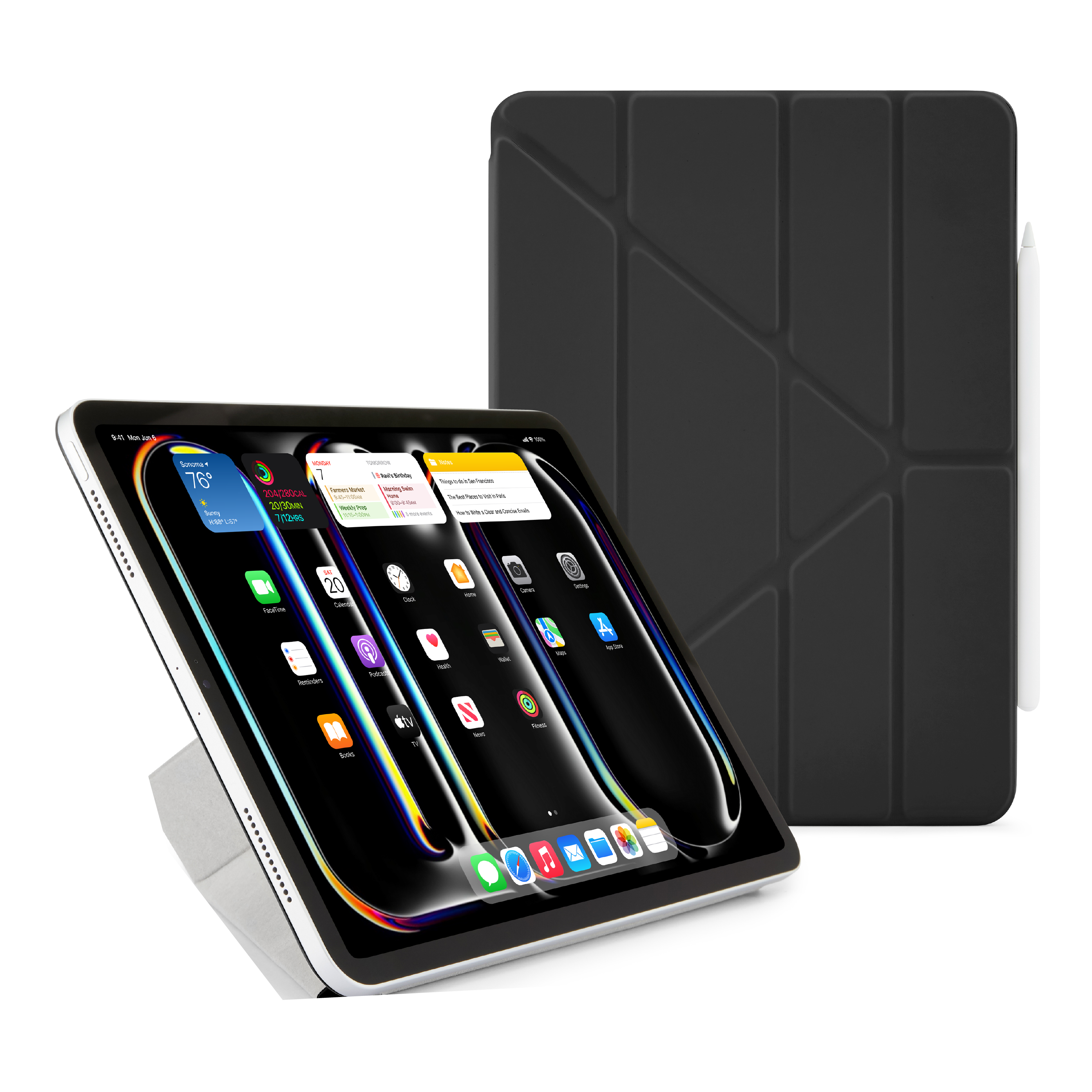 Custodia Roller Aiino Italian Ideas Per IPad Pro 10.5 E IPad Air 10.5 (2019) – Protezione Leggera Nera