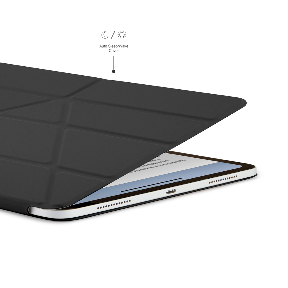 Pipetto Origami Folio iPad Pro 11 吋 (第 5 代,2024,M4) 磁吸式聰穎雙面夾, 黑